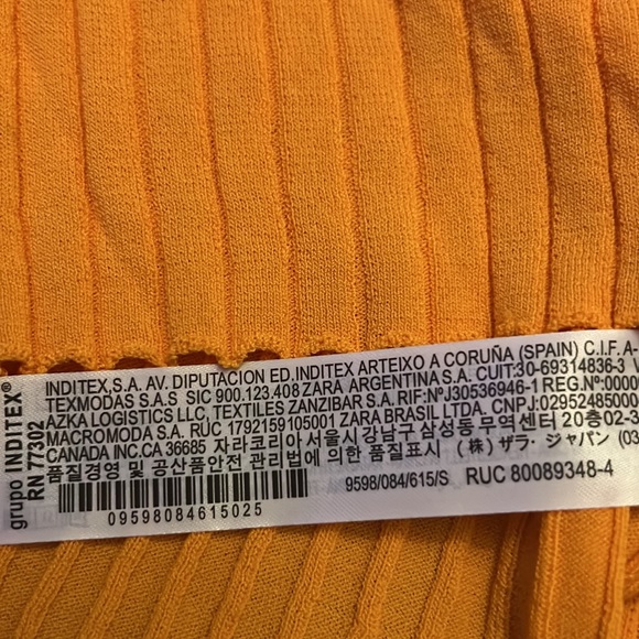 Zara Cropped Top Sz S - Picture 11 of 11